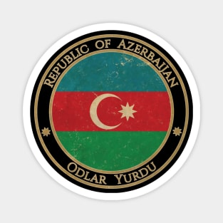 Vintage Republic of Azerbaijan Asia Asian Flag Magnet